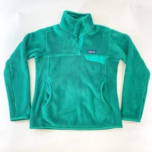 Women's Patagonia T Snap Sweater Green Small